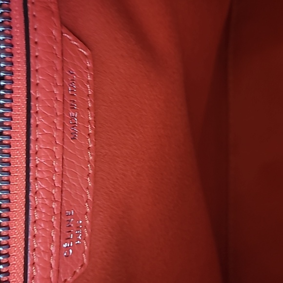 CELINE Luggage Mini Vermilion Bag. - Picture 7 of 9